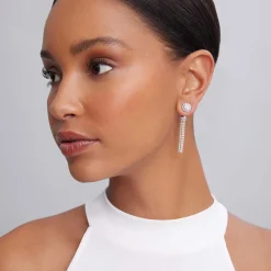 Shop Caviar Square Diamond Stud Earrings Stud Earrings