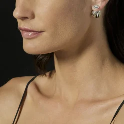 Shop Caviar Square Diamond Stud Earrings Stud Earrings