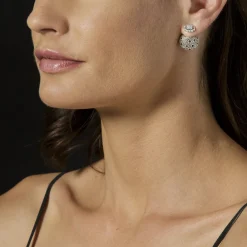 Sale Caviar Square Diamond Stud Earrings Diamonds