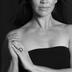 Clearance Caviar Statement Ring Silver