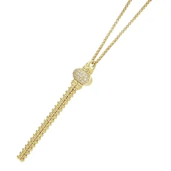 Shop Caviar Tassel Diamond Pendant Necklace Diamonds