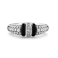 Sale Ceramic And Caviar Diamond Ring Diamonds