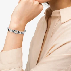 Best Ceramic And Diamond Circle Bracelet | 9Mm Diamonds