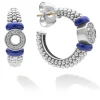 Store Ceramic And Diamond Circle Hoop Earrings Diamonds