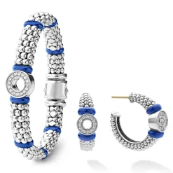 Shop Ceramic And Diamond Circle Caviar Gift Set Diamonds