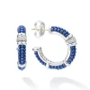 Online Ceramic And Diamond Hoop Earrings Diamonds