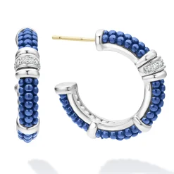 Best Ceramic And Diamond Hoop Earrings Hoop Earrings