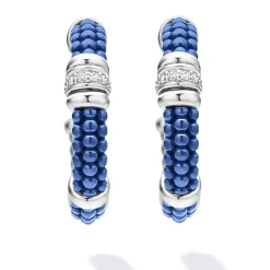 Best Ceramic And Diamond Hoop Earrings Hoop Earrings