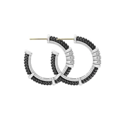 Discount Ceramic Beaded Diamond Hoop Earrings Hoop Earrings