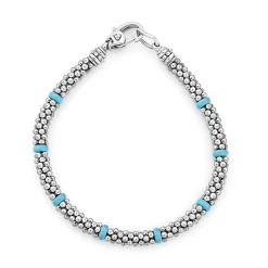 Online Ceramic Caviar Bracelet Gift Set Silver