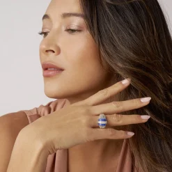 Cheap Ceramic Caviar Diamond Ring Caviar Rings