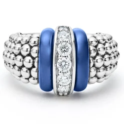 Cheap Ceramic Caviar Diamond Ring Caviar Rings