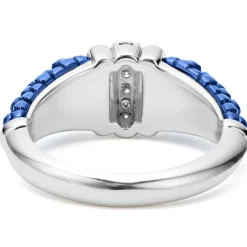 Store Ceramic Diamond Stacking Ring Silver