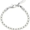 Fashion Childs First Pearl Bracelet Silver