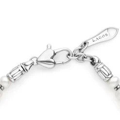 Fashion Childs First Pearl Bracelet Silver