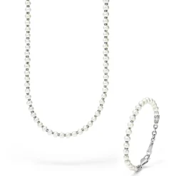 Store Childs First Pearl Gift Set Silver