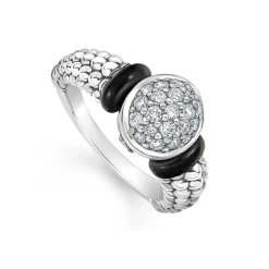 Flash Sale Circle Ceramic Caviar Diamond Ring Diamonds