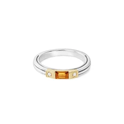 Cheap Citrine And Diamond Stacking Ring Diamonds