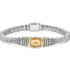 Fashion Citrine Caviar Bracelet | 6Mm Gemstones