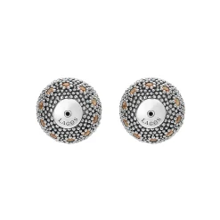 Outlet Citrine Earring Backs Silver