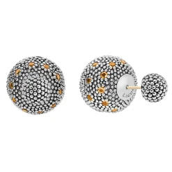 Outlet Citrine Earring Backs Silver