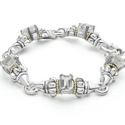 Clearance Classic White Topaz Bracelet Two-Tone