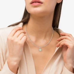 Shop Diamond A Initial Charm Two-Tone