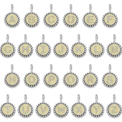 Shop Diamond A Initial Charm Two-Tone