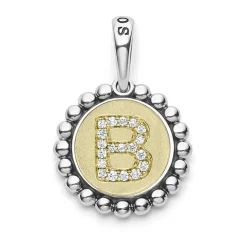 Discount Diamond B Initial Charm Diamonds