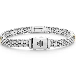 Fashion Diamond Caviar Bracelet | 6Mm Two-Tone