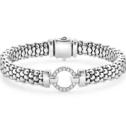 Best Diamond Circle Caviar Bracelet | 9Mm Diamonds
