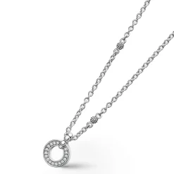Outlet Diamond Circle Pendant Necklace Diamonds