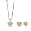 Outlet Diamond Heart Gift Set Gold