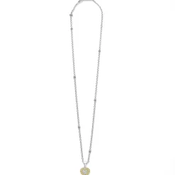 Cheap Diamond Heart Necklace Two-Tone