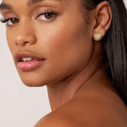 Sale Diamond Heart Stud Earrings Stud Earrings