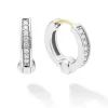 Shop Diamond Huggie Earrings Diamonds