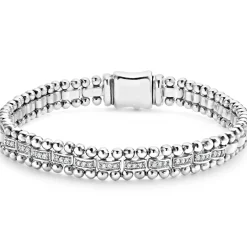 Fashion Diamond Link Bracelet | 7Mm Diamonds