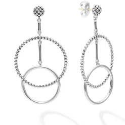 Best Double Circle Drop Earrings Drop Earrings