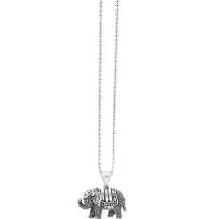 Discount Elephant Pendant Necklace Silver