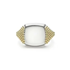 Outlet Exclusive Signet Ring Two-Tone