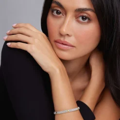 Discount Five Gold Station Caviar Bracelet | 6Mm Two-Tone