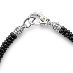 Best Five Silver Station Ceramic Bracelet | 5Mm Caviar Bracelets