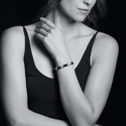 Clearance Five Station Ceramic Diamond Bracelet | 9Mm Diamonds