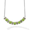 Discount Five Station Peridot Necklace Gemstones