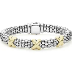 Outlet Five Station X Caviar Bracelet | 9Mm Two-Tone