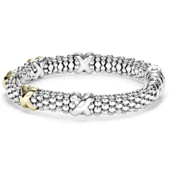 Outlet Five Station X Caviar Bracelet | 9Mm Two-Tone