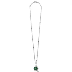 Cheap Four Leaf Malachite Clover Pendant Necklace Pendant Necklaces