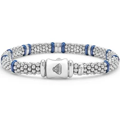 Fashion Four Station Diamond Caviar Bracelet | 6Mm Diamonds