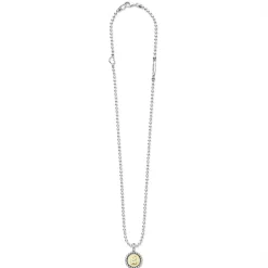 Outlet G Initial Charm Necklace Two-Tone