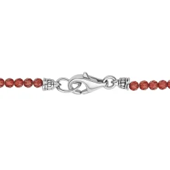 New Garnet Necklace Silver